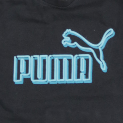 Puma Men's Black 2XL Sports Graphic Logo Crew Neck T-Shirt