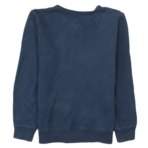 Levi's Boys Blue Pullover Fleece Sweatshirt Size 16 Years Logo Design