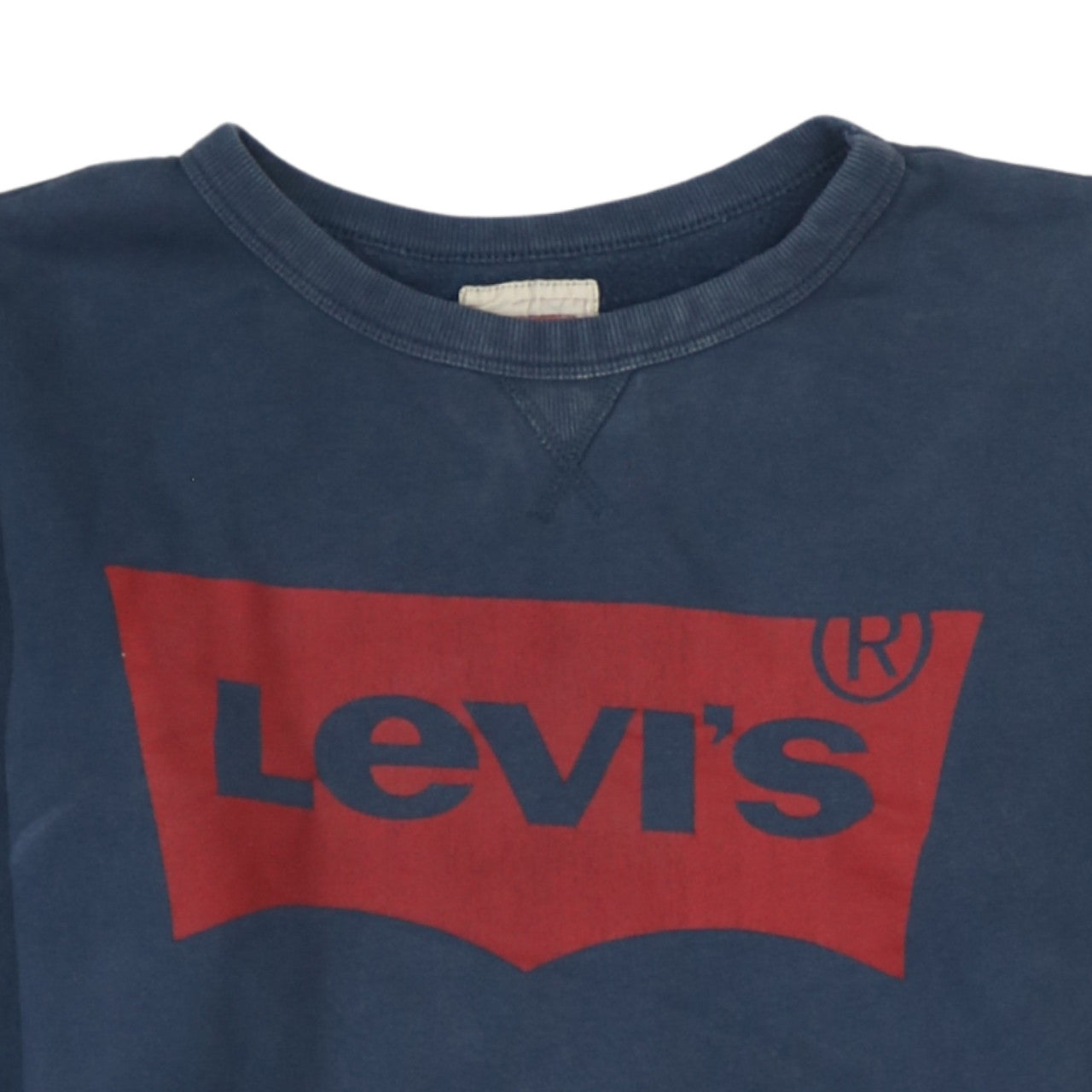 Levi's Boys Blue Pullover Fleece Sweatshirt Size 16 Years Logo Design