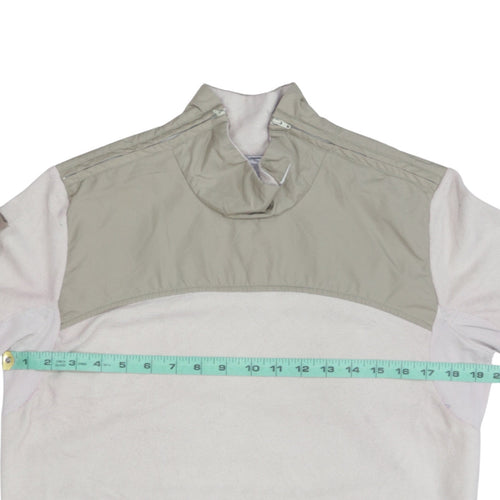Nike Women Beige Therma Fit Fleece Pullover Sweatshirt Size L