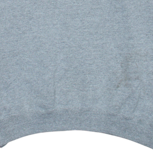 Reebok Men's Grey Regular Fit Crew Neck Sweatshirt M