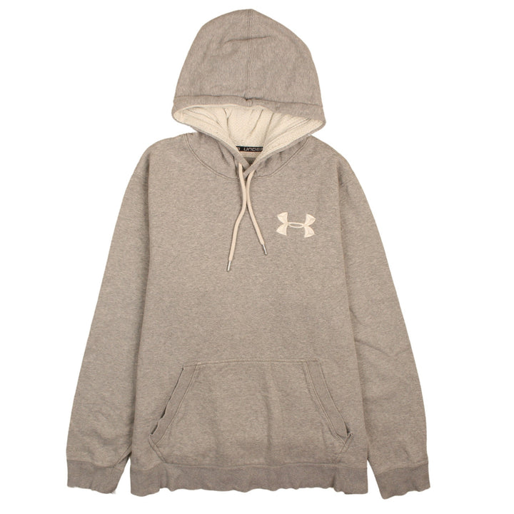 Under Armour Men's Grey XL Pullover Hoodie Sports Logo Fleece