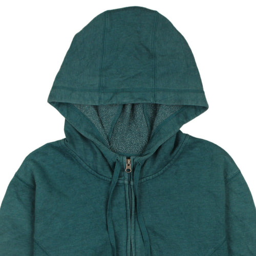 Champion Men’s Green Full Zip Hoodie 2XL Regular Fit Fleece