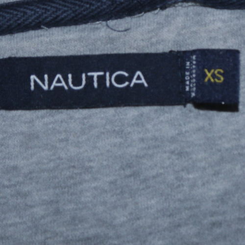 Nautica Men's Beige Full Zip Hoodie XS Regular Fit