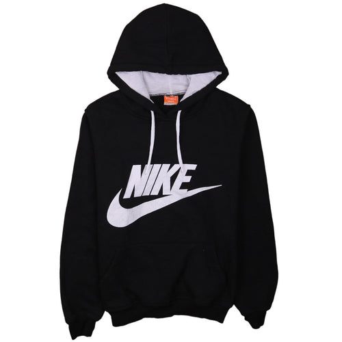 Nike Men's Black Pullover Hoodie Size M Graphic Logo Sportswear