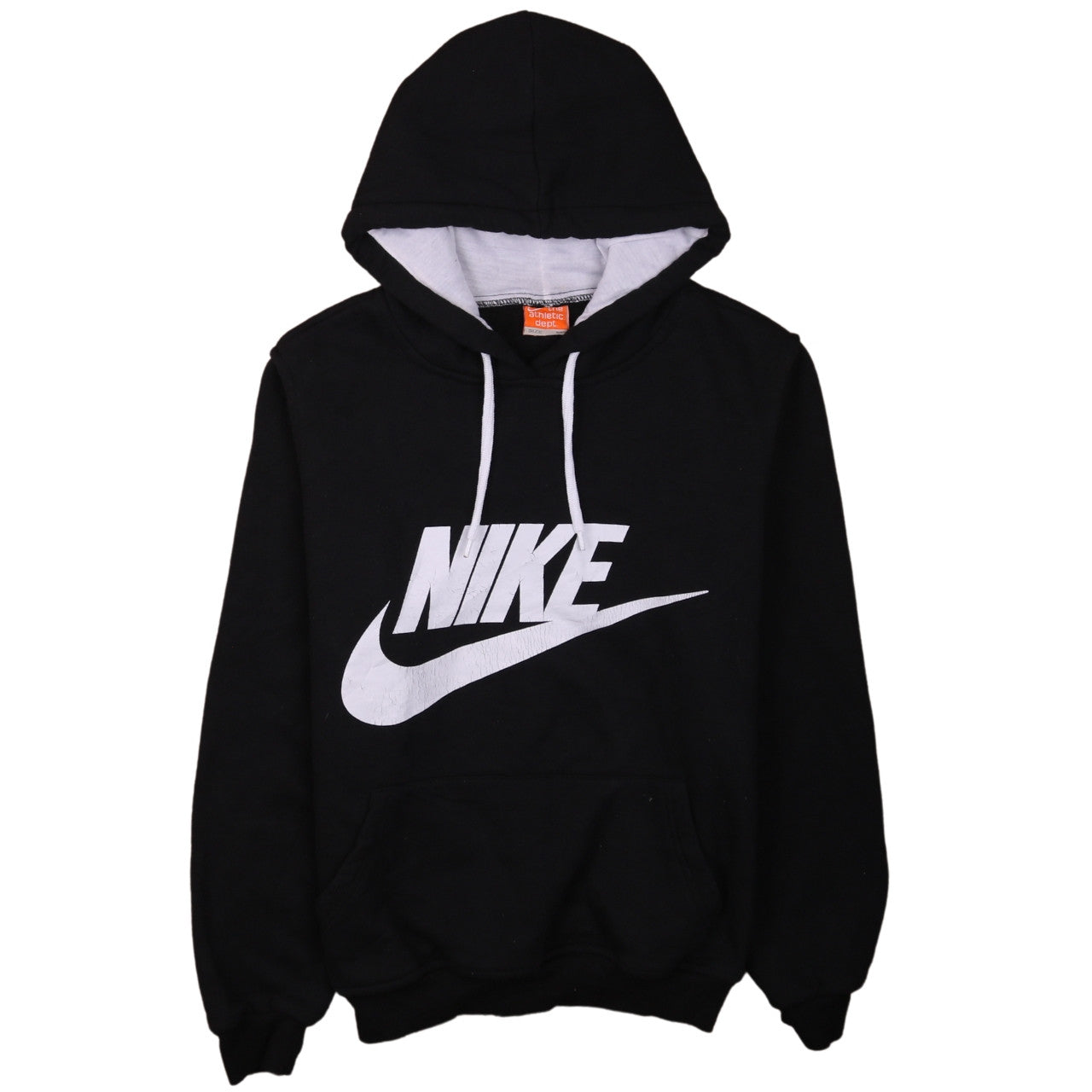 Nike Men's Black Pullover Hoodie Size M Graphic Logo Sportswear