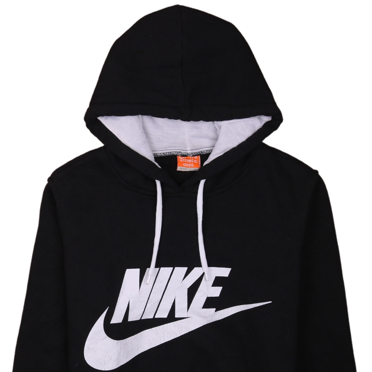 Nike Men's Black Pullover Hoodie Size M Graphic Logo Sportswear