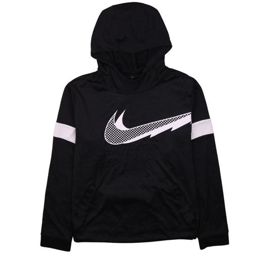 Nike Boys Black Dri-FIT Hooded Pullover Sweatshirt XL