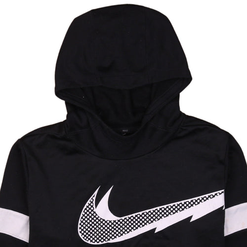 Nike Boys Black Dri-FIT Hooded Pullover Sweatshirt XL