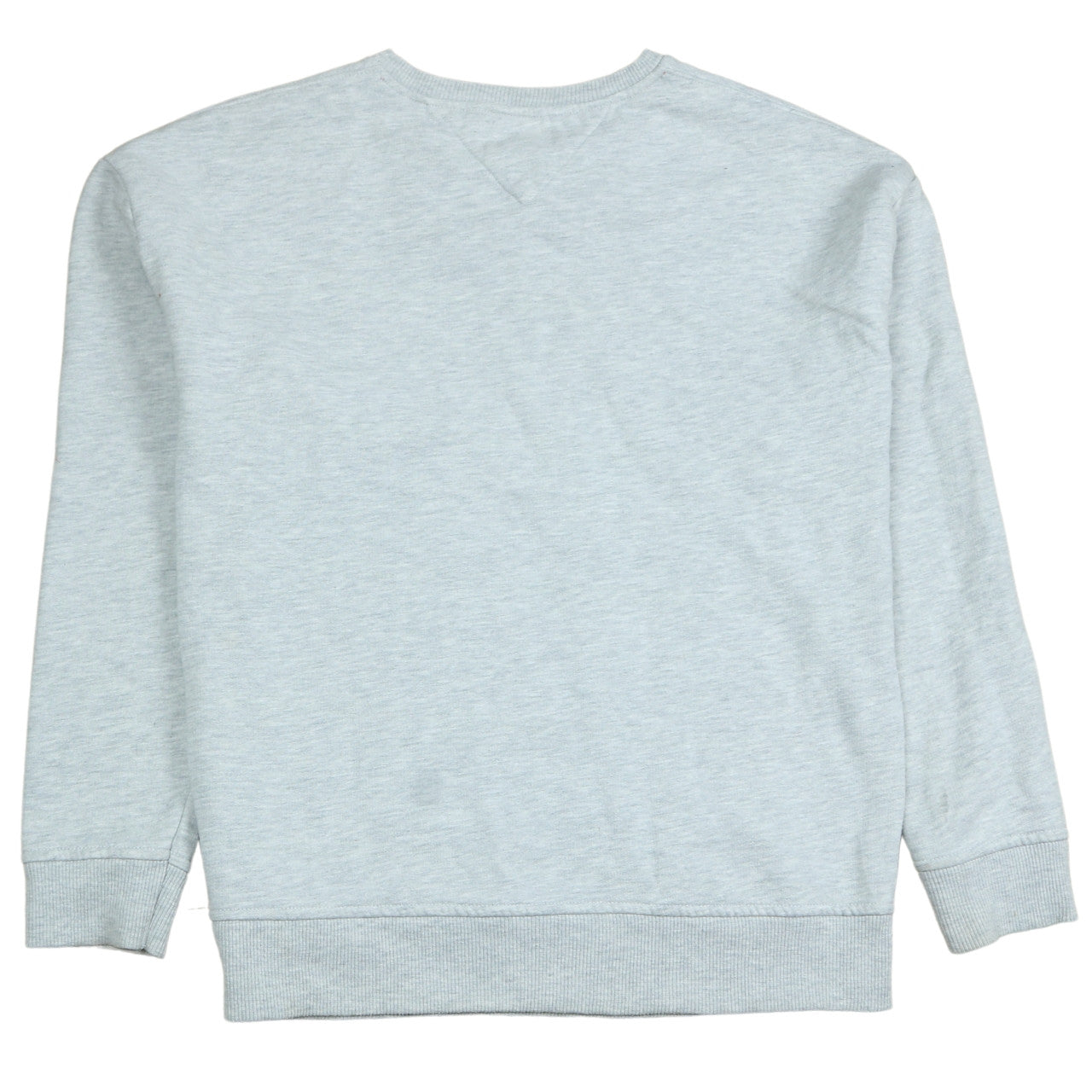 Tommy Jeans Women Grey Crew Neck Pullover Sweatshirt M Cotton