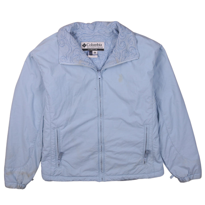 Columbia Women Blue XL Interchange Full Zip Polyester Activewear Jacket