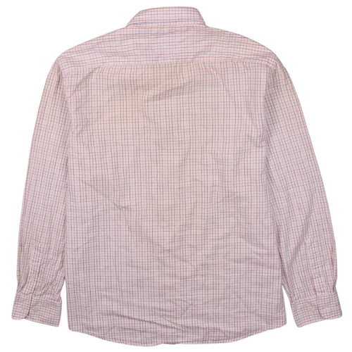 U.S. Polo Assn. Men's Beige Check Button-Down Shirt Size 16.5