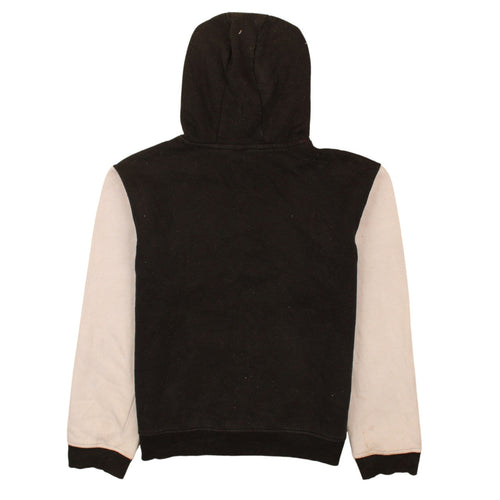 Fila Boys Black Colourblock Pullover Hoodie Size 18/20 Logo Design