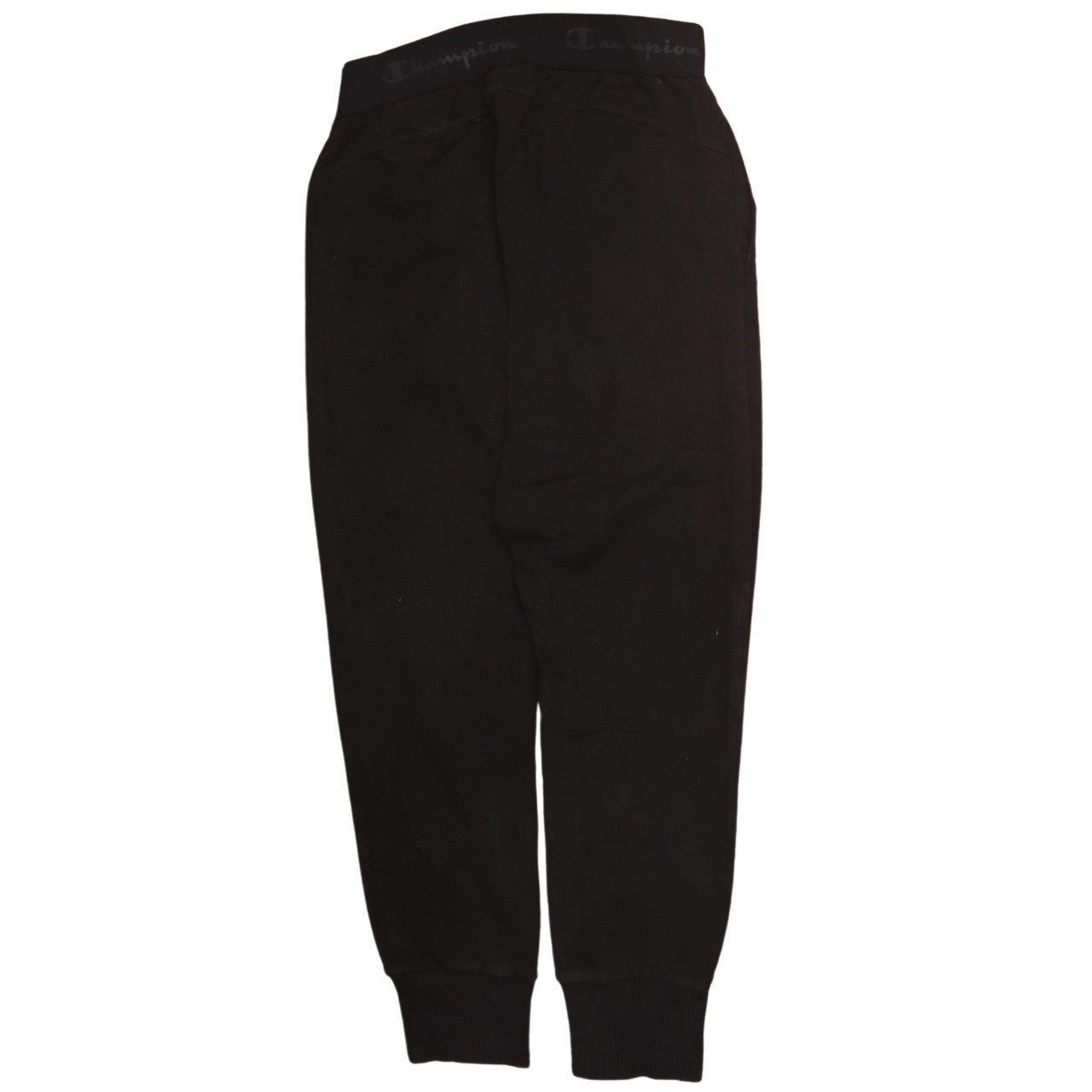 Champion Womens Black Jogger Sweatpants M Elastic Waist Logo