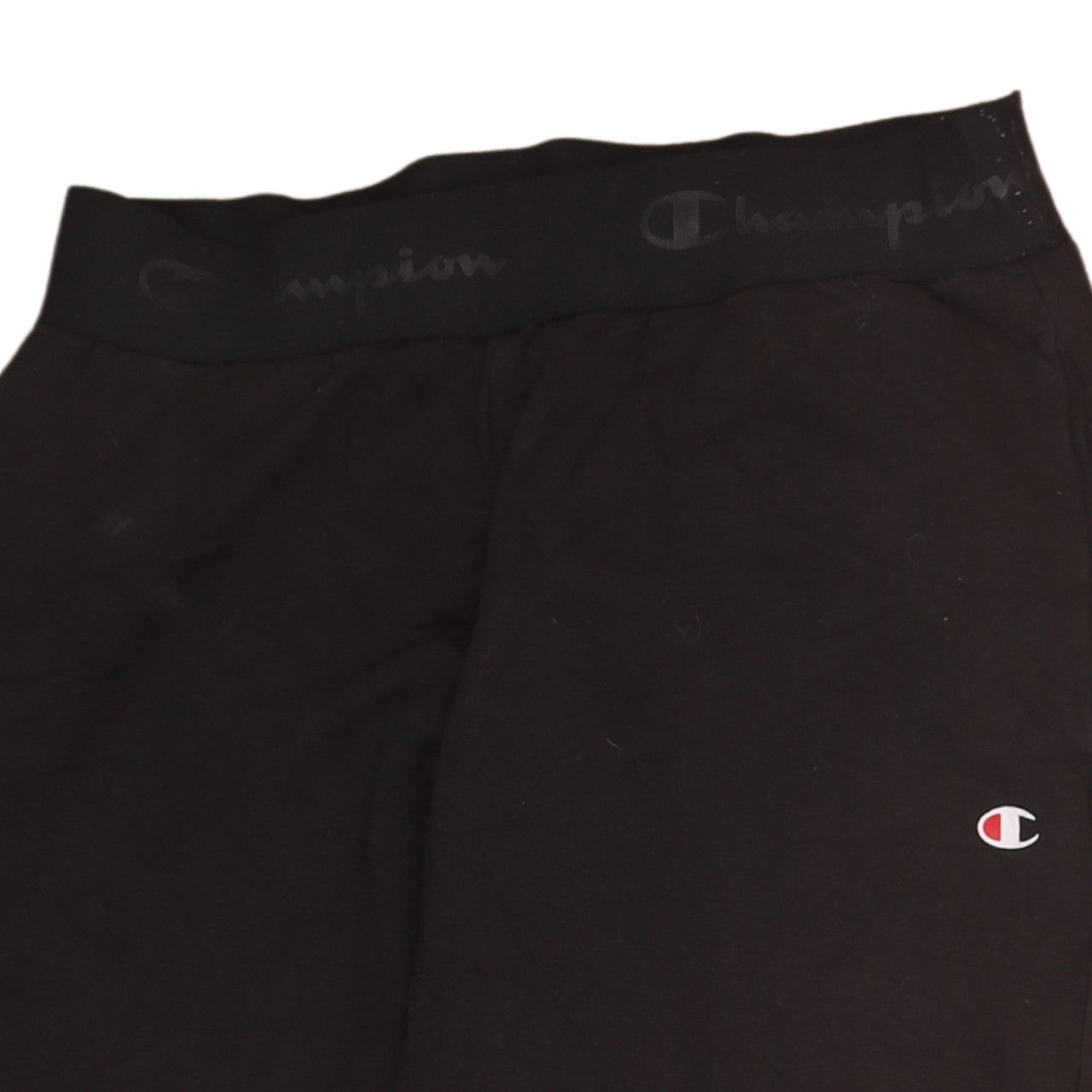 Champion Womens Black Jogger Sweatpants M Elastic Waist Logo