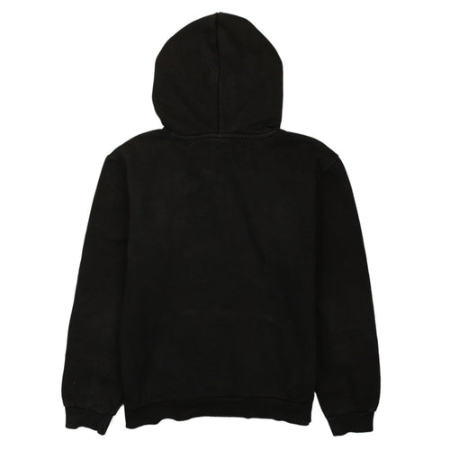 Puma Boys Black Pullover Hoodie 13-14 Years Fleece Logo Printed Sweatshirt