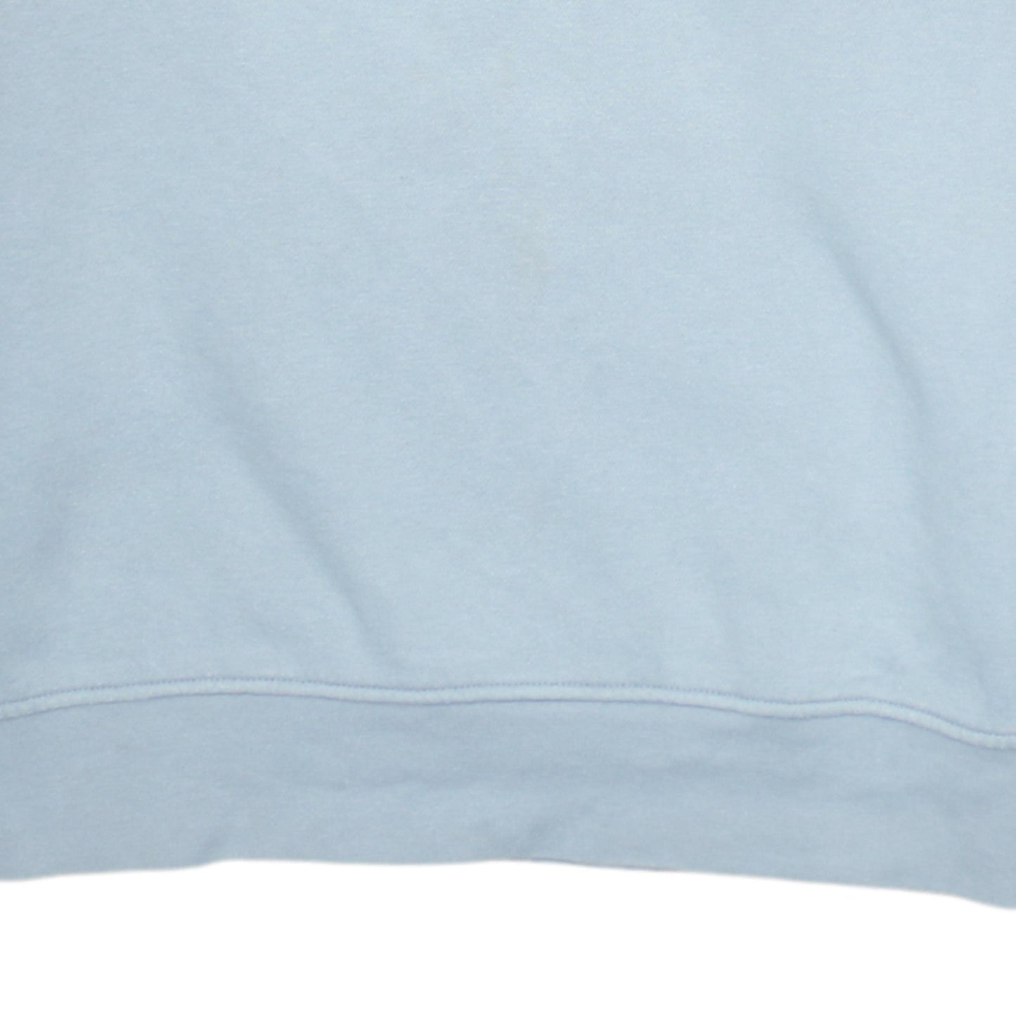 Adidas Men Blue 1/4 Zip Pullover Sweatshirt Size S Fleece Logo Top