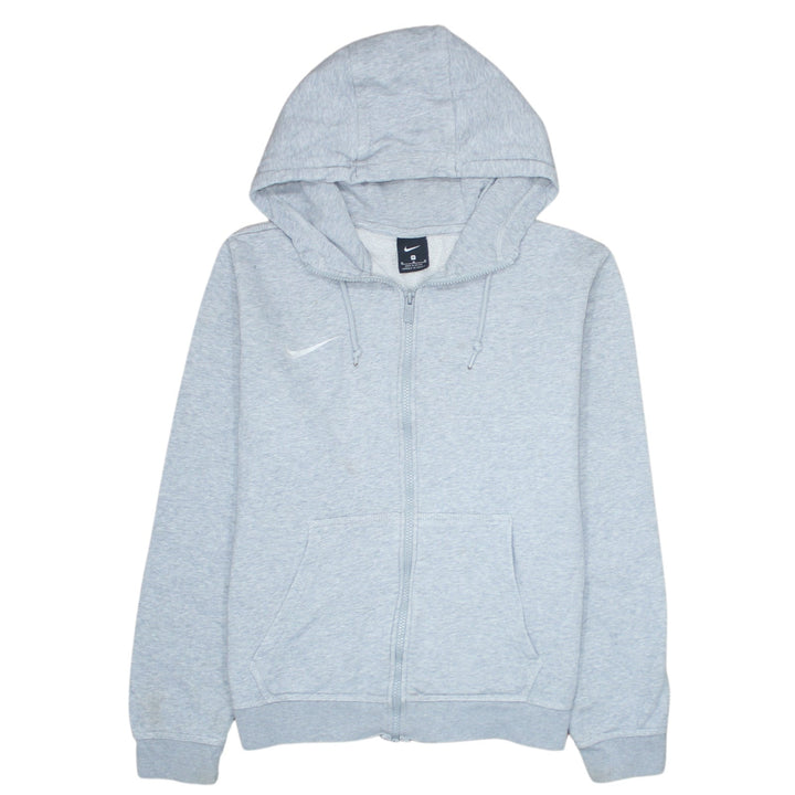 Nike Men's Grey Full Zip Hoodie M Regular Fit Sweatshirt