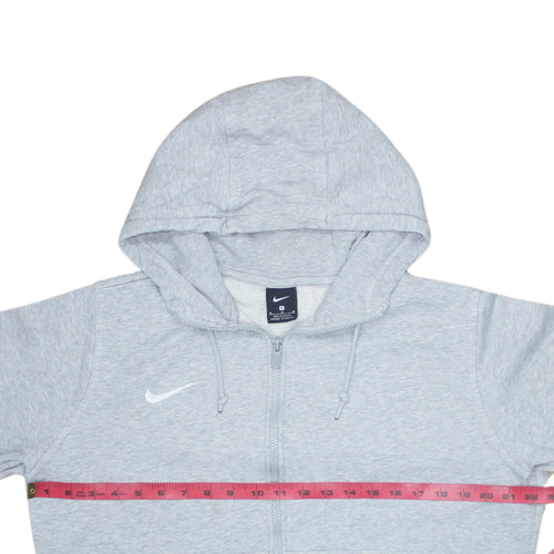 Nike Men's Grey Full Zip Hoodie M Regular Fit Sweatshirt