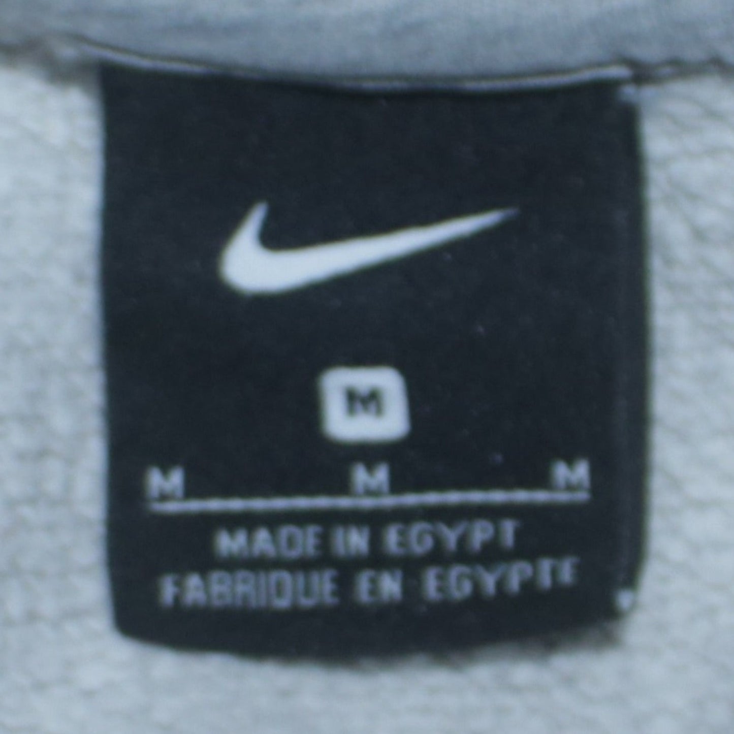 Nike Men's Grey Full Zip Hoodie M Regular Fit Sweatshirt