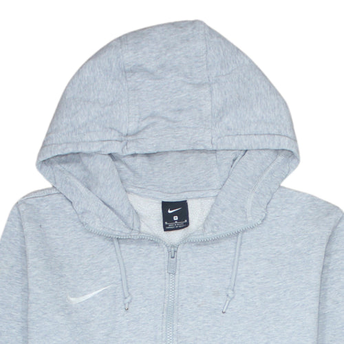 Nike Men's Grey Full Zip Hoodie M Regular Fit Sweatshirt