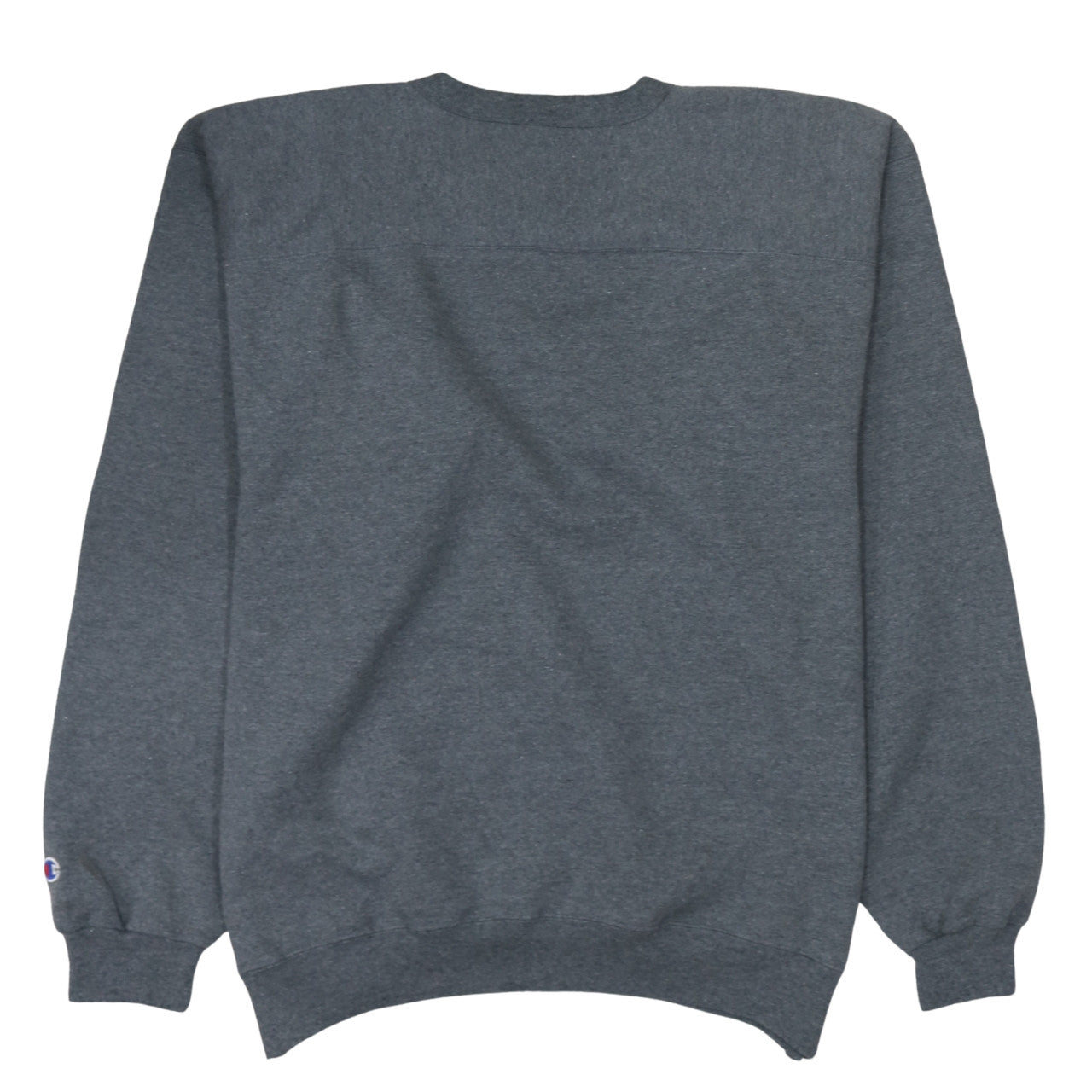 Champion Men’s Grey V-Neck Pullover Fleece Sweatshirt Size L