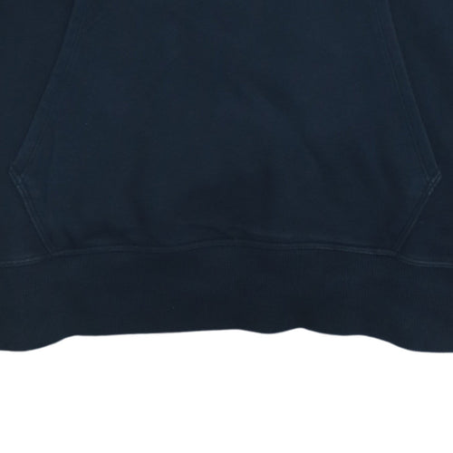 Under Armour Men Blue Pullover Hoodie Size S Relaxed Fleece Sweatshirt
