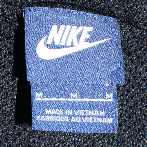 Nike Men's Black & Grey Windbreaker Hooded Jacket Size M