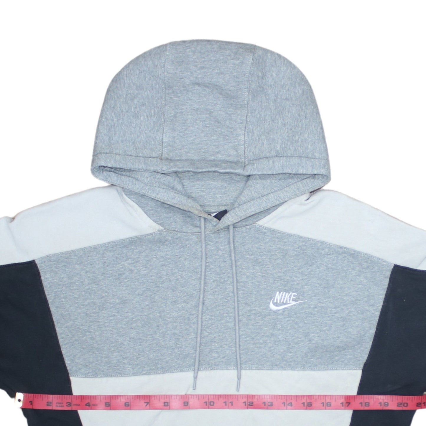 Nike Men’s Grey Pullover Hoodie Small Regular Fit Sportswear