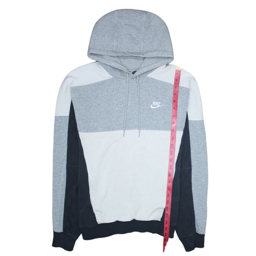 Nike Men’s Grey Pullover Hoodie Small Regular Fit Sportswear