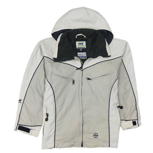Helly Hansen Men's Beige Water Resistant Hooded Parka Jacket M