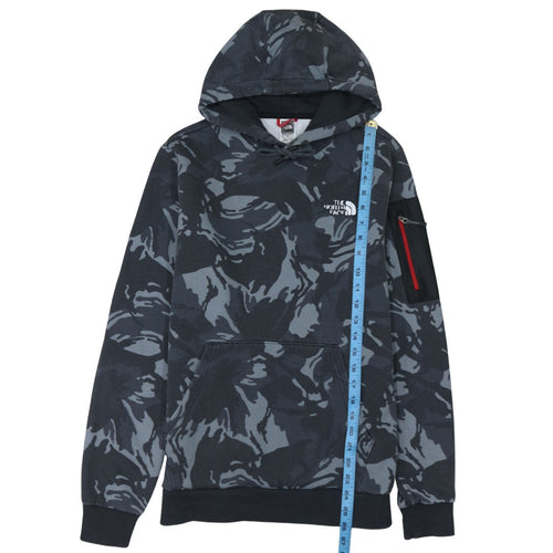 The North Face Men's Grey Camouflage Pullover Hoodie Size S