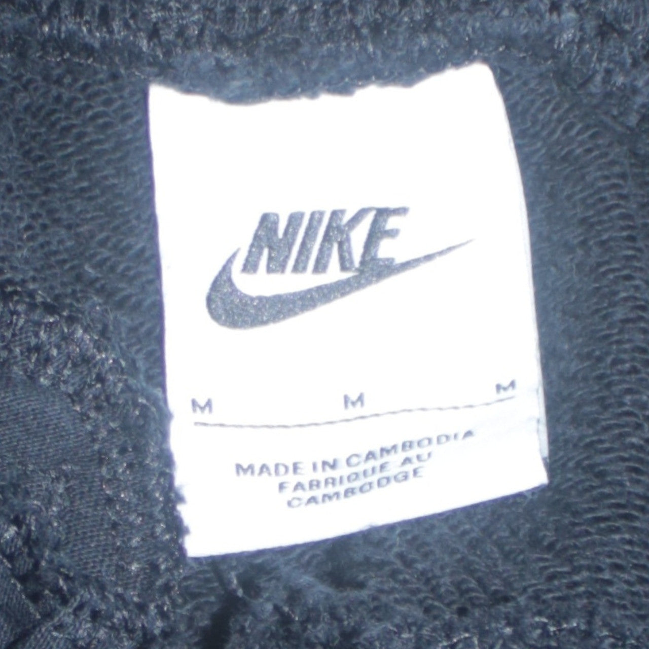 Nike Air Men's Black Jogger Trousers Size M Regular Fit Fleece