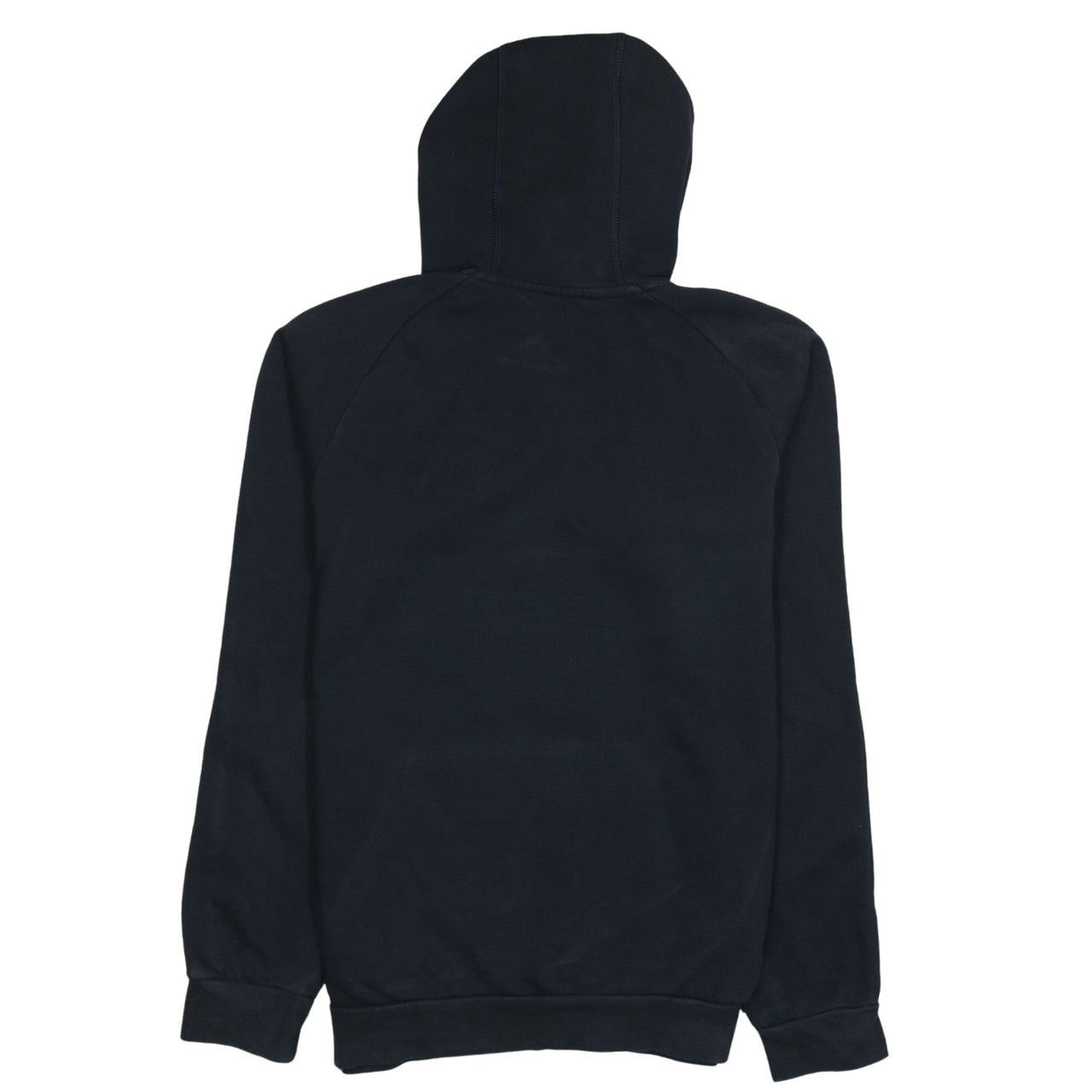 Adidas Mens Black Small Pullover Hoodie with Logo and Drawstring