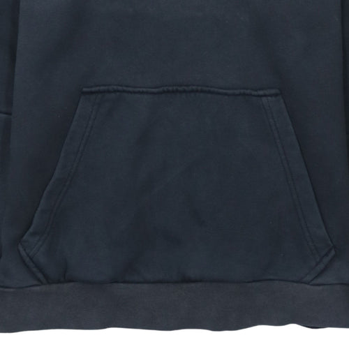 Adidas Mens Black Small Pullover Hoodie Hooded Sweatshirt