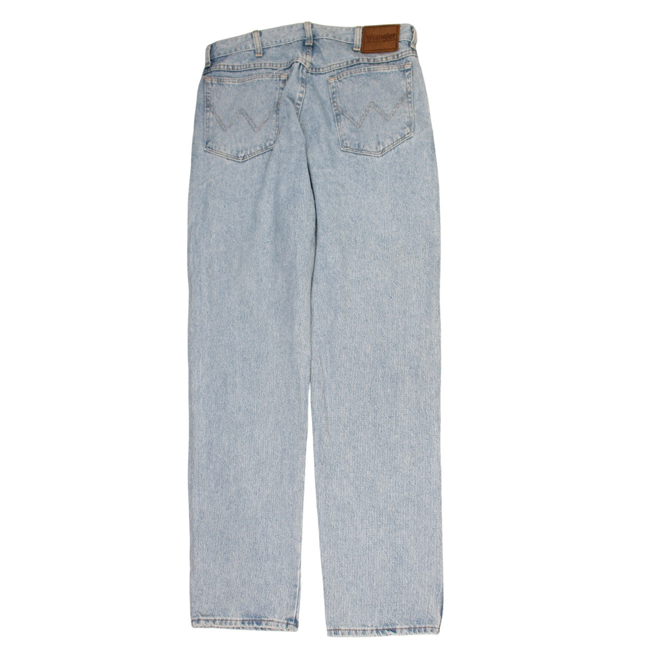 Wrangler Men's Blue Light Wash Straight Denim Jeans 36x32
