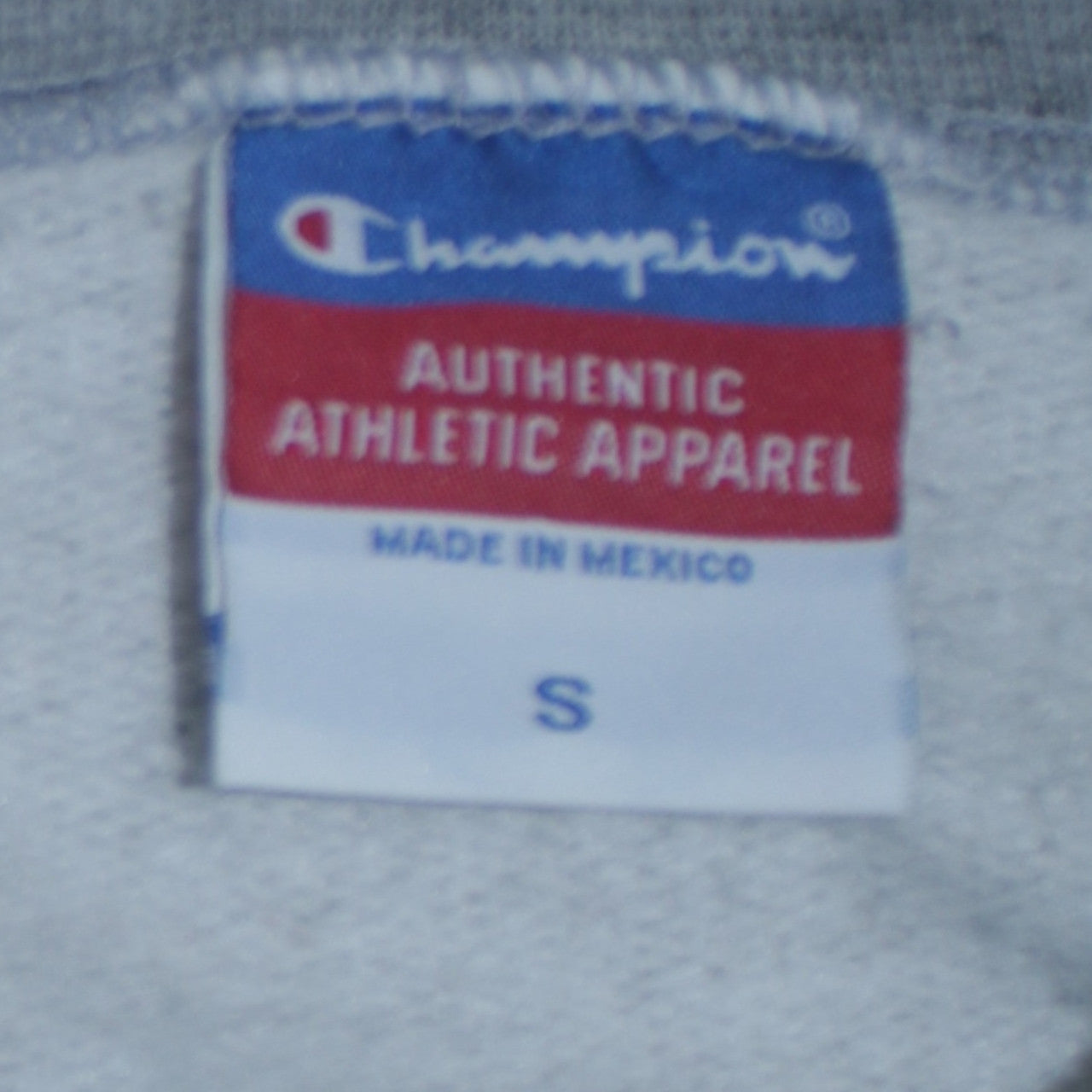 Champion Men’s Grey Harvard Crew Neck Fleece Sweatshirt S