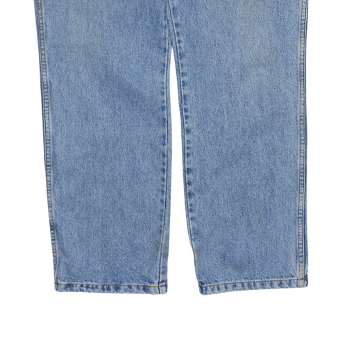 Wrangler Men's Blue 40x32 Regular Fit Straight Denim Jeans