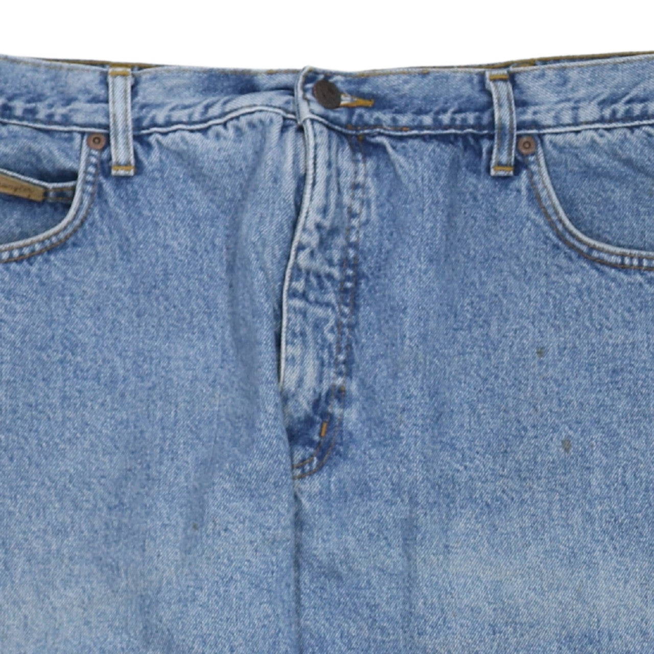 Wrangler Men's Blue 40x32 Regular Fit Straight Denim Jeans