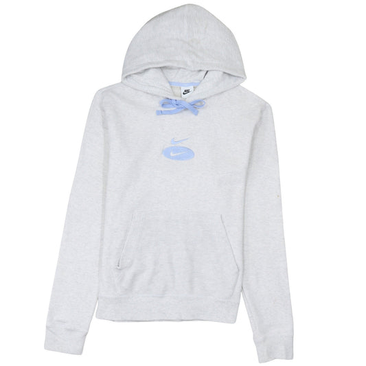 Nike Womens Light Grey Hoodie Small Pullover Hooded Sweatshirt