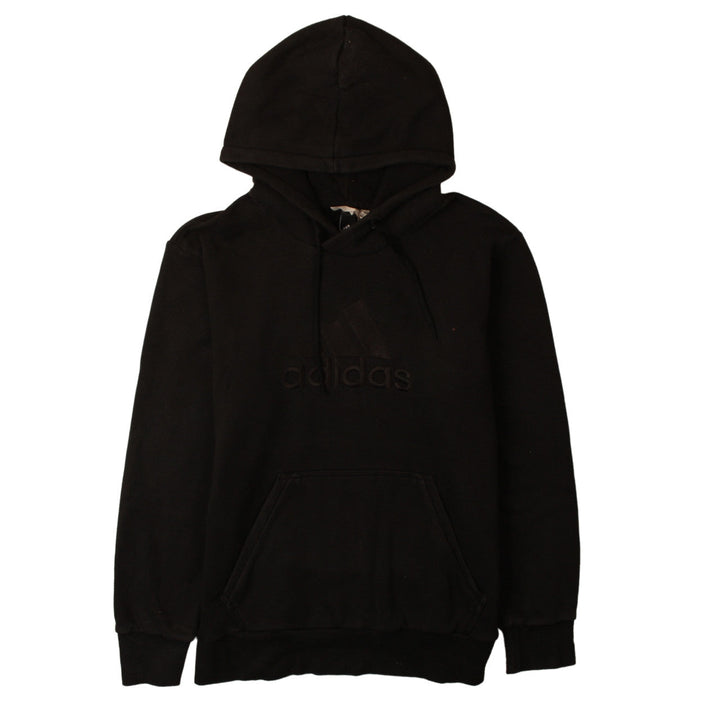 Adidas Men's Black Pullover Hoodie L Sports Fleece Sweatshirt