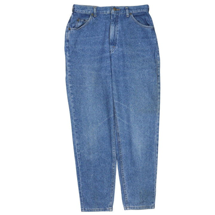 Lee Womens Blue High Rise Mom Jeans Size 14 Vintage 90s Denim
