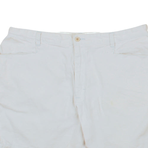 Lee Women's White Chino Shorts Size 18 Cotton Blend