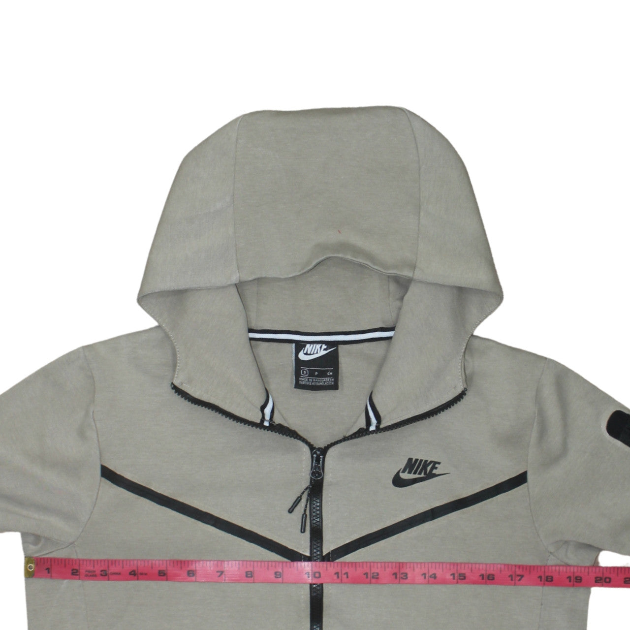 Nike Men's Grey Full Zip Hoodie Small Regular Fit