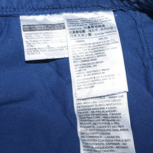 Levi's Men's Blue Fleece Sweatpants M Regular Fit Joggers