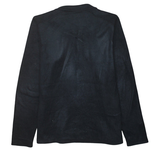 Helly Hansen Mens Black Fleece Full Zip Jacket Size L Regular Fit