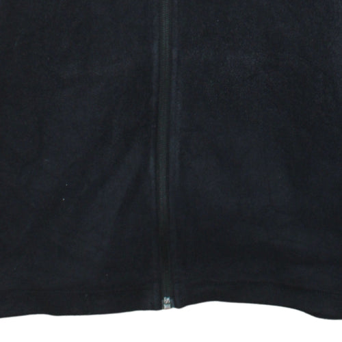 Helly Hansen Mens Black Fleece Full Zip Jacket Size L Regular Fit