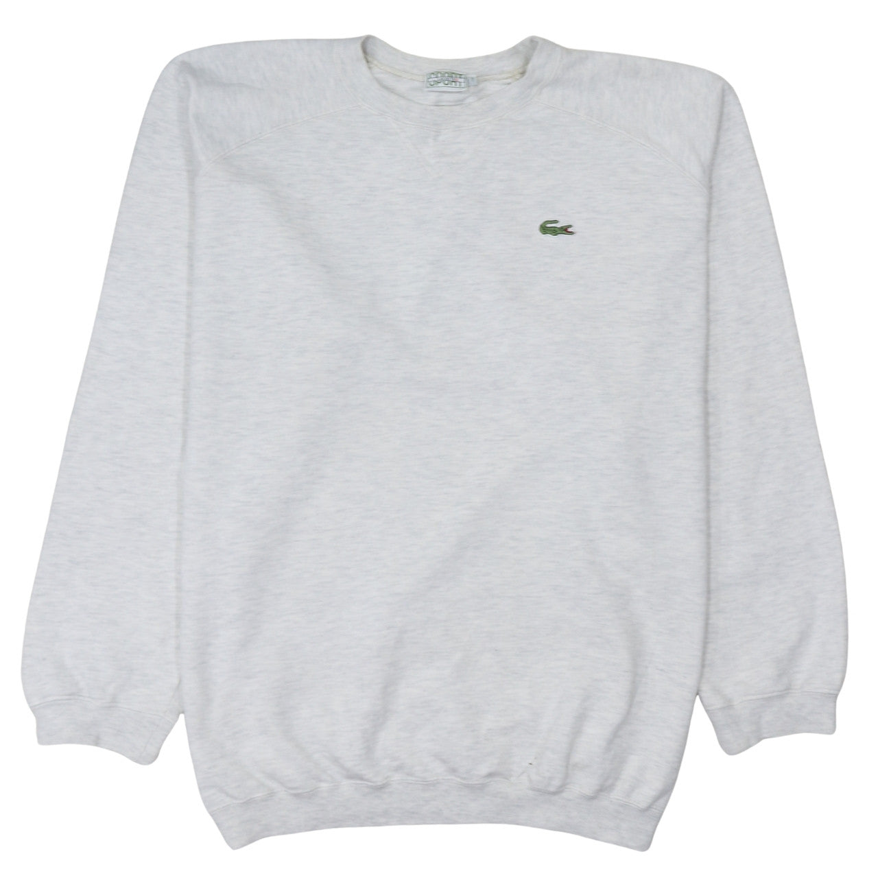 Lacoste Men’s Grey Crew Neck Cotton Sweatshirt 2XL Pullover