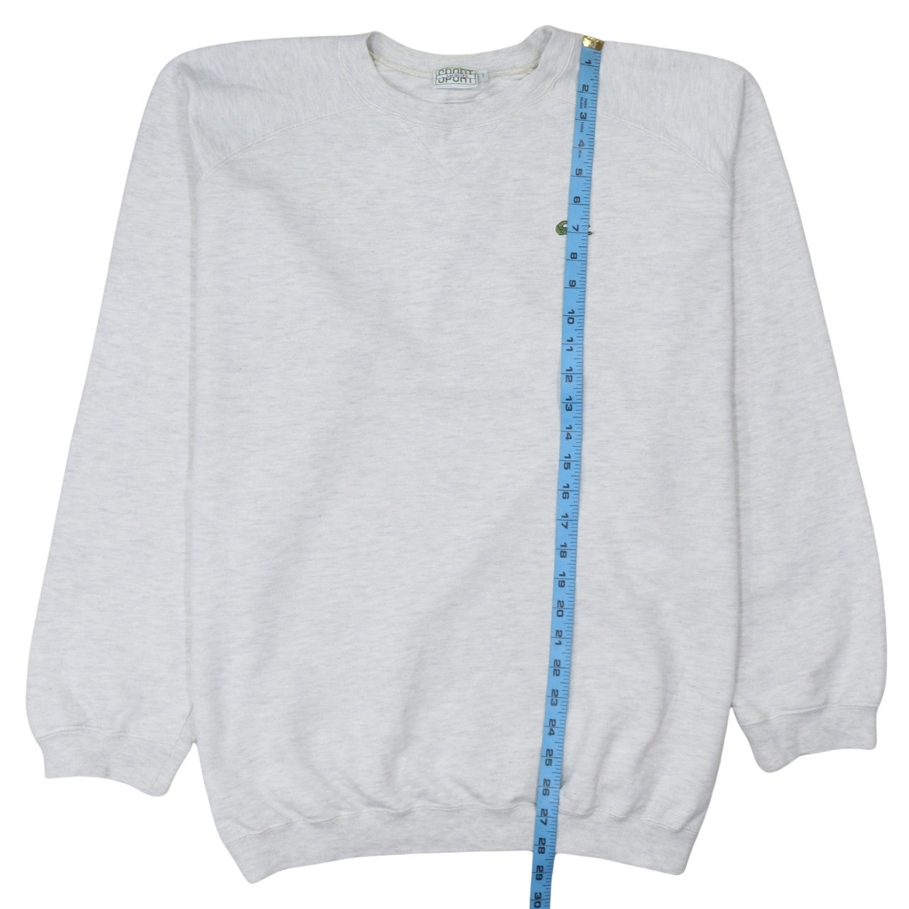 Lacoste Men’s Grey Crew Neck Cotton Sweatshirt 2XL Pullover