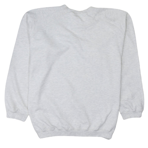Lacoste Men’s Grey Crew Neck Cotton Sweatshirt 2XL Pullover